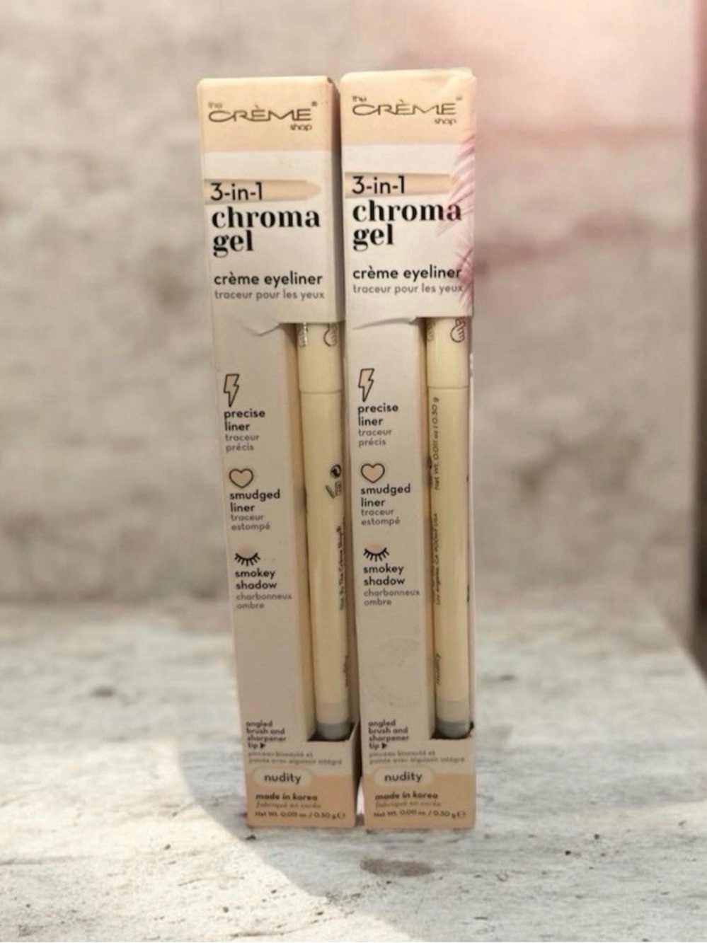 ⭐️ The Crème Shop 3-in-1 Chroma Gel Eyeliner Bundle | Nudity
